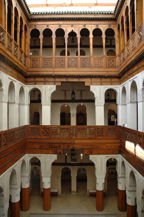 Rent a car in Morocco to go to the Nejjarine Museum in Fez